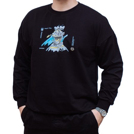 Світшот «ЗСУ. Сили спеціальних операцій» Чорний