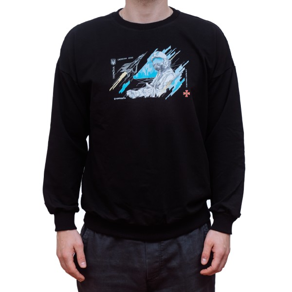 Sweatshirt "ZSU. Air Force" Black