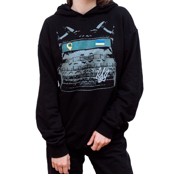 Hoodie "Bulletproof People" Black