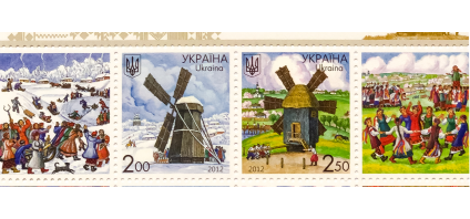 Types of postage stamps