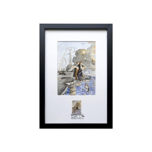 Framed stamp «Crimean bridge encore!»