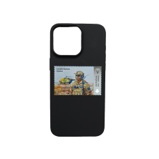 Mobile phone case for Apple iPhone with postage stamp «SBU»