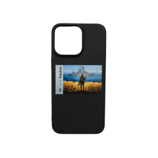 Case Apple iPhone with postage stamp «russian warship, iDi...!»