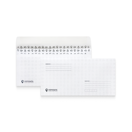 Конверт DL 110х220 мм з підказом