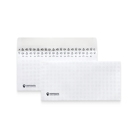 Конверт DL 110х220 мм Білий