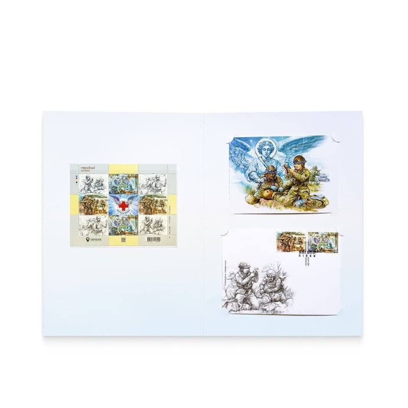 Stamp booklet «Heroic professions. Angels of war»