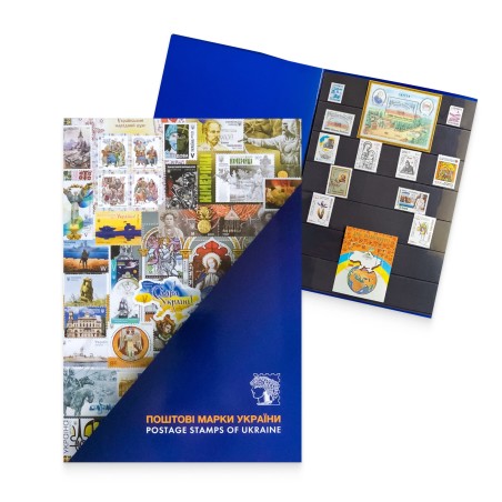 Yearset of postage stamps of Ukraine in souvenir cover 1994