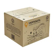 Коробка 2 кг Котик (240х200х160 мм) UAnimals Укрпошта (у пакованні 10 штук)