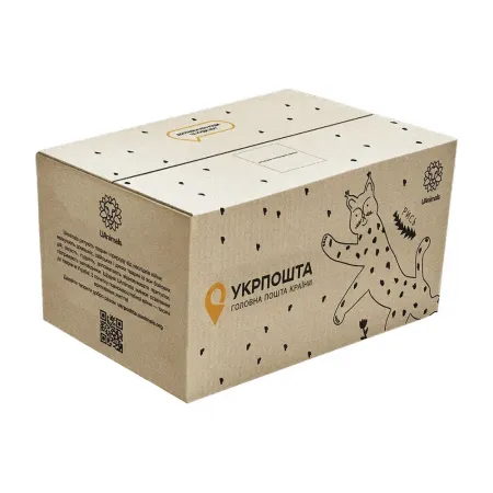 Коробка 15 кг Рись (593х343х276 мм) UAnimals Укрпошта (у пакованні 10 штук)