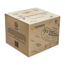 Коробка 3 кг Сипуха (233х233х206 мм) UAnimals Укрпошта (у пакованні 10 штук)