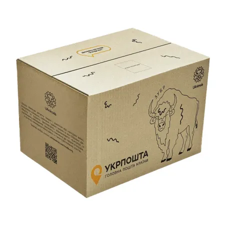 Коробка 30 кг Зубр (690х390х420 мм) UAnimals Укрпошта (у пакованні 10 штук)