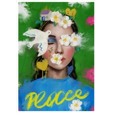 Art postcard "Peace" Maria Suslova