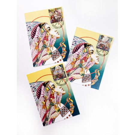 Maximumcards "Ukrainian carols in Kyiv-Pechersk Lavra" (set of 3 cards)