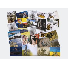 Set of decorative cards of the wartime 2023 (24 pieces)