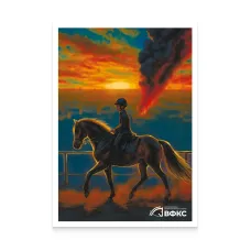 Card «Equestrian sport of Ukraine» according the project «Personalized stamp»