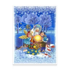 Card «Light of St. Nicholas» according the project «Personalized stamp»