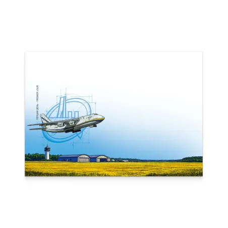 Конверт «Перший день. 80 років АТ "Антонов". Конструкторська сила України»
