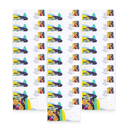 Конверти зі спецпогашенням «Українська Мрія» (набір з 25 конвертів)