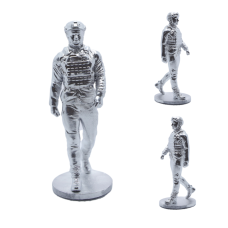 (Pre-order) Figure product "President" silver 31x70 mm
