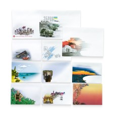 Набір конвертів «Перший день» воєнного часу 2022 (11 шт.)