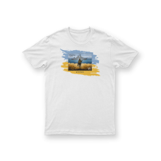 T-shirt ""Rosijskij vijskovij korabel, idi…!" white count