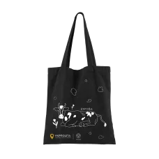 Сумка-шопер Корова UAnimals (чорна)