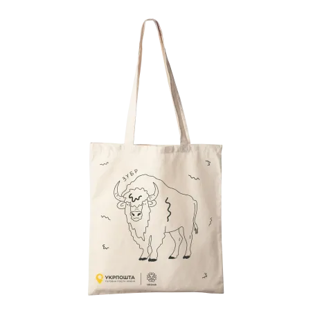 Сумка-шопер Зубр UAnimals (біла)