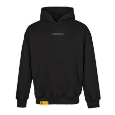 Oversized hoodie «UKRPOSHTA» Black