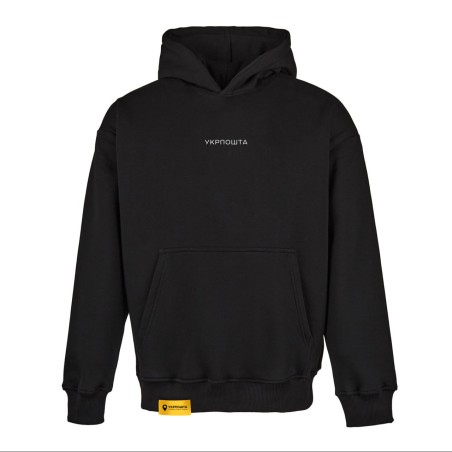 Oversized hoodie «Ukrposhta» Black