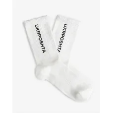 Шкарпетки «UKRPOSHTA this side up» р. 38-42 білі
