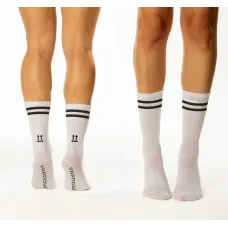 Шкарпетки зі смужками «Укрпошта this side up» р. 38-42 білі
