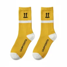 Шкарпетки «UKRPOSHTA this side up» р. 38-42 жовті