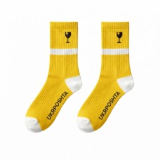Шкарпетки «UKRPOSHTA Крихке» р. 38-42 жовті