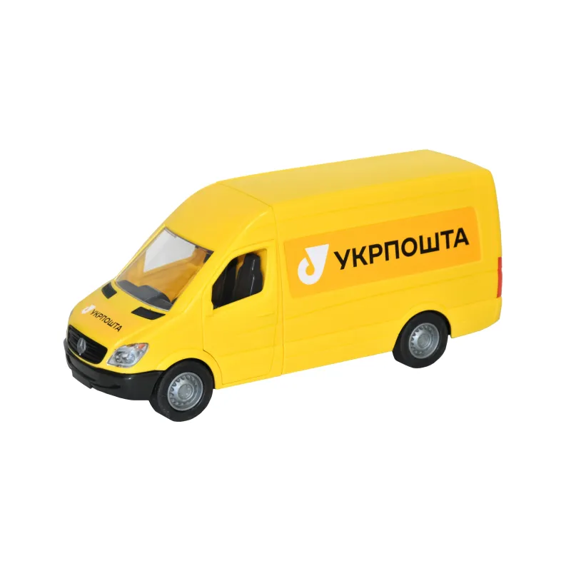 Модель автомобіля Укрпошти «Mercedes-Benz Sprinter» жовта