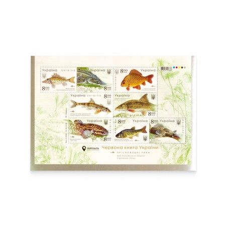 Sheet «Red Book of Ukraine. Freshwater fish»