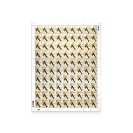 Марка поштова стандартна Є в аркуші