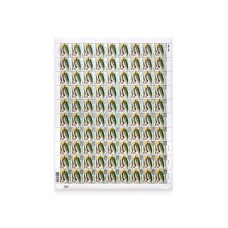 Definitive stamps with face value Ж "Leaves. salix alba" in the sheet